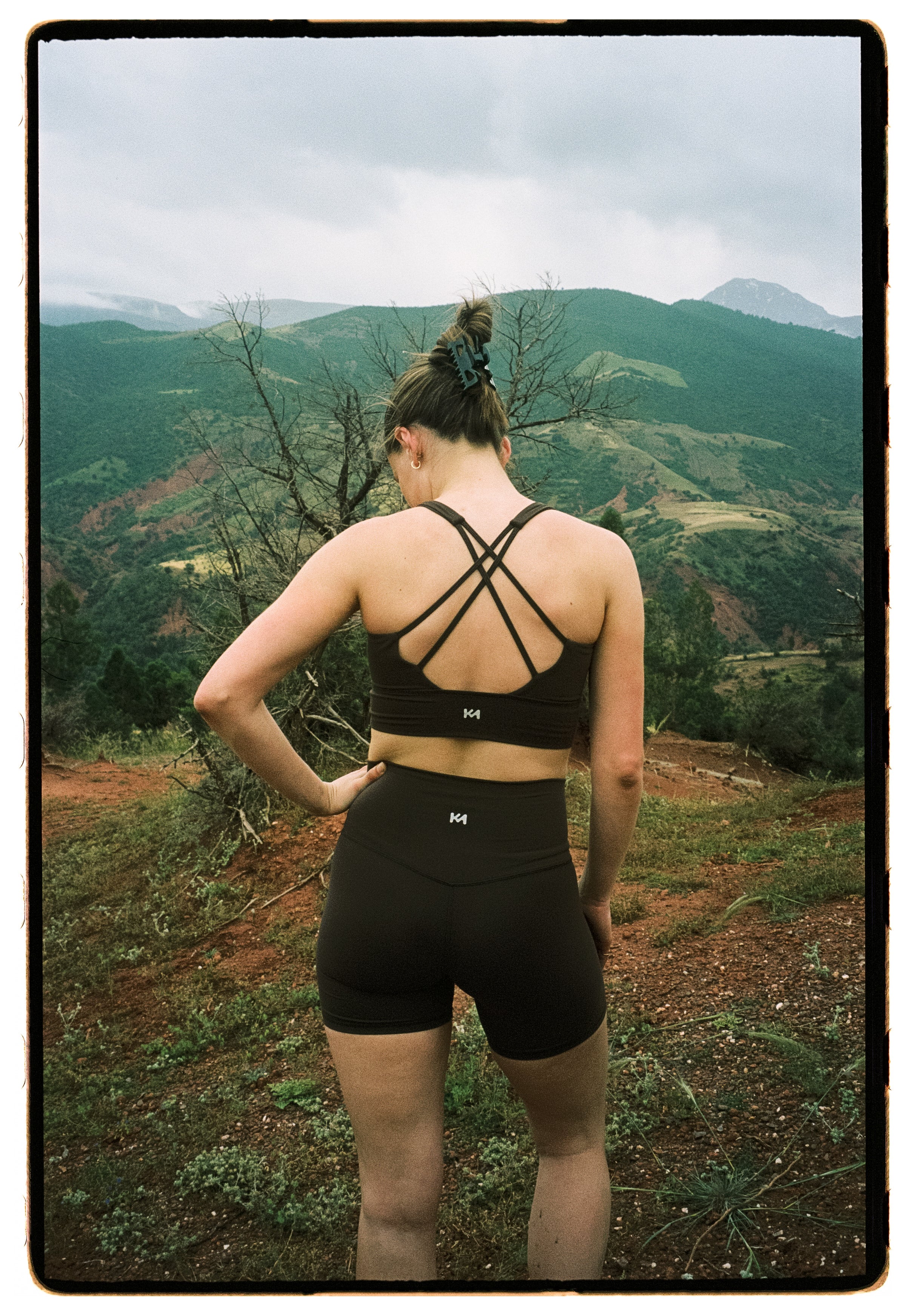 Seamless Midi Shorts - Brown