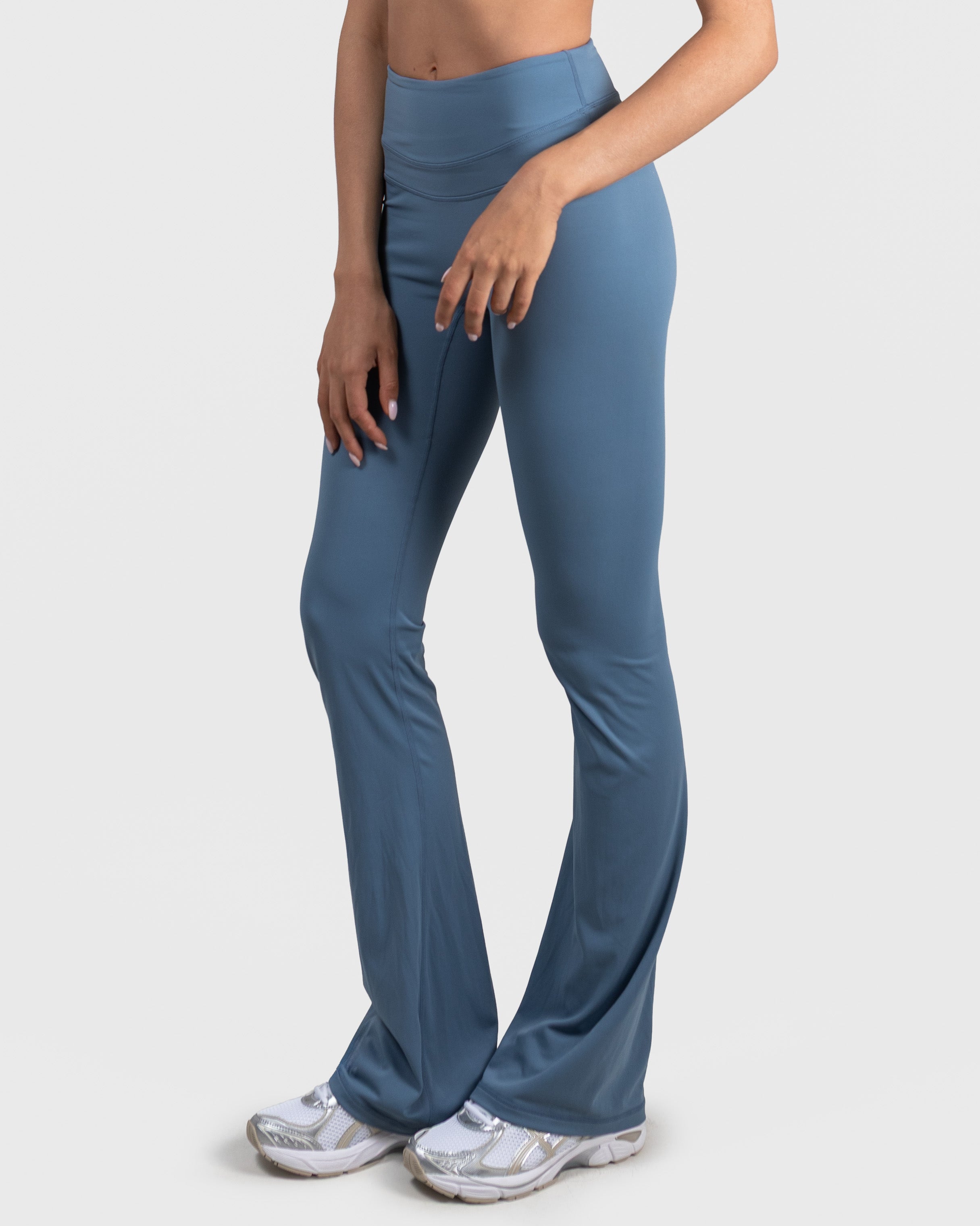 Straight High-Rise Leggings - Blue
